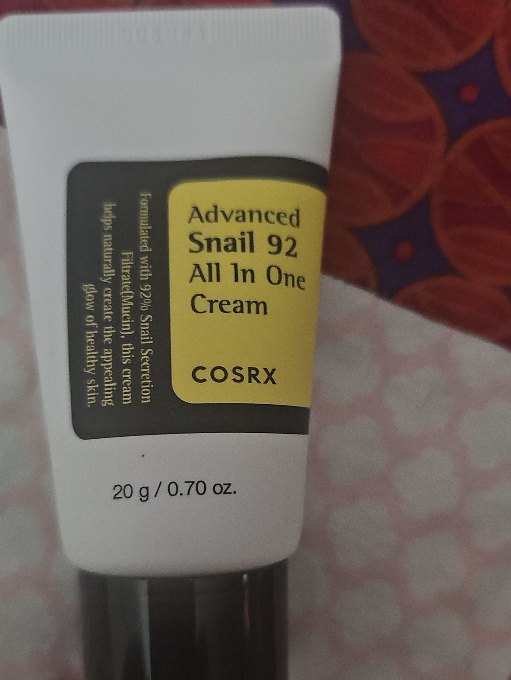 COS Advanced Snail 92 All In One Cream — White with Yellow Label